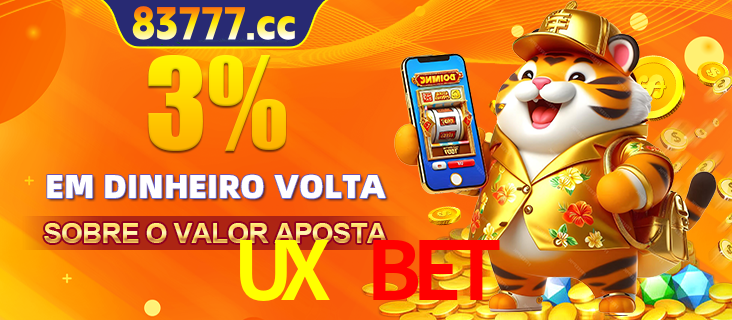Promoção para baixar e instalar o aplicativo do cassino UX BET. O banner oferece uma recompensa de R1aR1aR8, com a imagem de uma cobra sobre moedas de ouro.